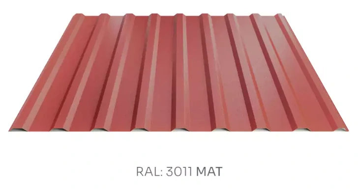 Trapézový plech Hornval T14 PE mat 0,5 mm