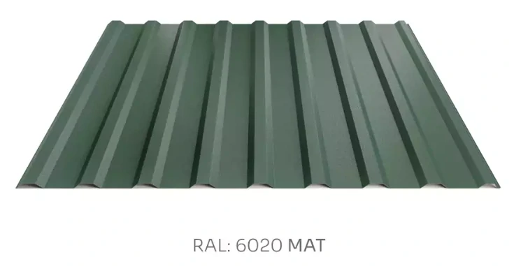 Trapézový plech Hornval T14 PE mat 0,5 mm