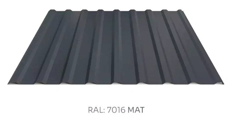 Trapézový plech Hornval T14 PE mat 0,5 mm