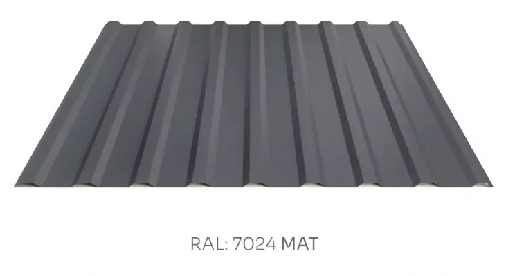 Trapézový plech Hornval T14 PE mat 0,5 mm