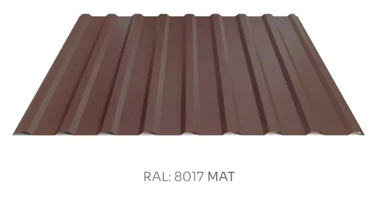 Trapézový plech Hornval T14 PE mat 0,5 mm