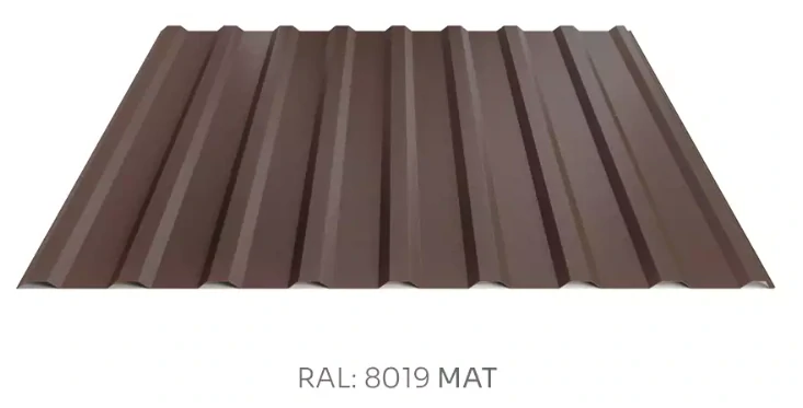 Trapézový plech Hornval T14 PE mat 0,5 mm