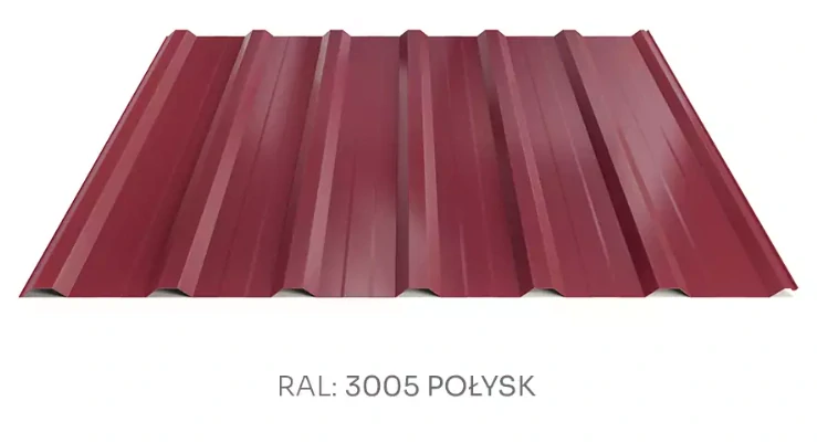 Trapézový plech Hornval T18 PLUS MAX PE lesk 0,5 mm RAL 3005