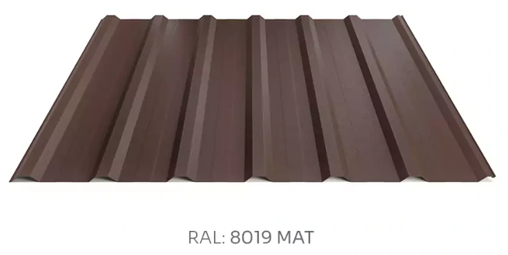 Trapézový plech Hornval T18 PLUS MAX PE mat 0,5 mm