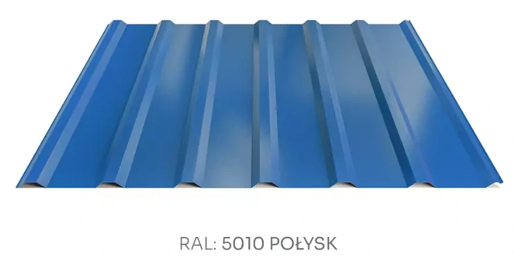 Trapézový plech Hornval T18 PLUS PE lesk 0,5 mm RAL 3005