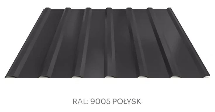 Trapézový plech Hornval T18 PLUS PE lesk 0,5 mm RAL 3005