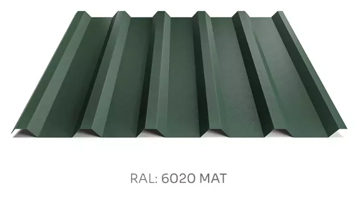 Trapézový plech Hornval T35 PE mat 0,5 mm