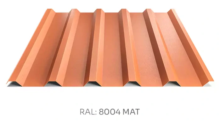Trapézový plech Hornval T35 PE mat 0,5 mm