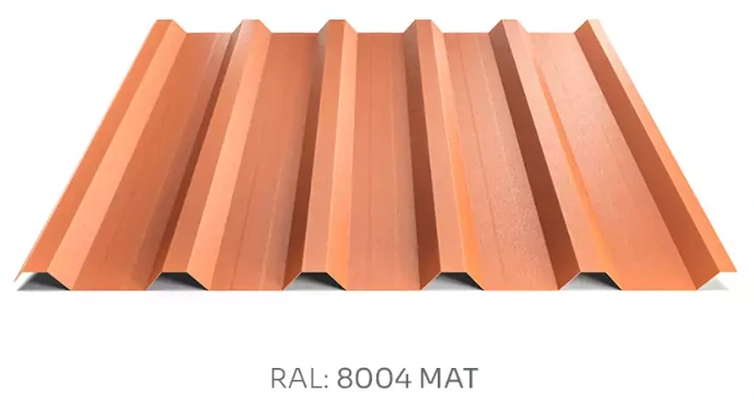Trapézový plech Hornval T35 MAX PE mat 0,5 mm