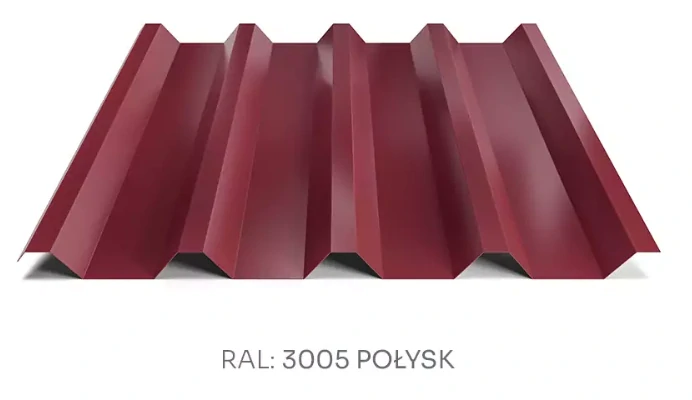 Trapézový plech Hornval T55 PE lesk 0,5 mm