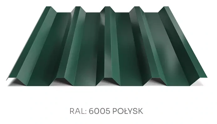 Trapézový plech Hornval T55 PE lesk 0,5 mm