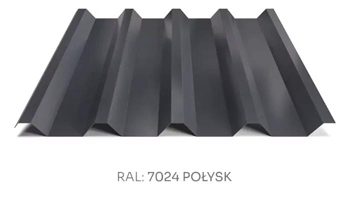 Trapézový plech Hornval T55 PE lesk 0,5 mm