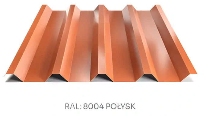Trapézový plech Hornval T55 PE lesk 0,5 mm
