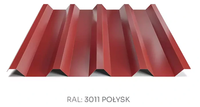 Trapézový plech Hornval T55 PE lesk 0,55 mm