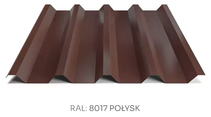 Trapézový plech Hornval T55 PE lesk 0,55 mm