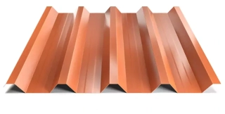 Trapézový plech Hornval T55 MAX PE lesk 0,55 mm