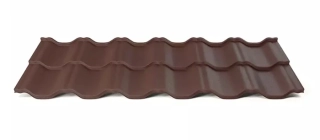 Modulová plechová střešní krytina Hornval H2 PE mat 0,55 mm