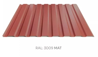 Trapézový plech Hornval E14 elevace PE mat 0,5 mm