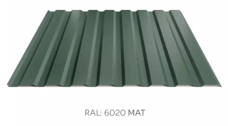 Trapézový plech Hornval E14 elevace PE mat 0,55 mm